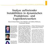 Instabilitäten in dynamischen Produktions- und Logistiknetzwerken